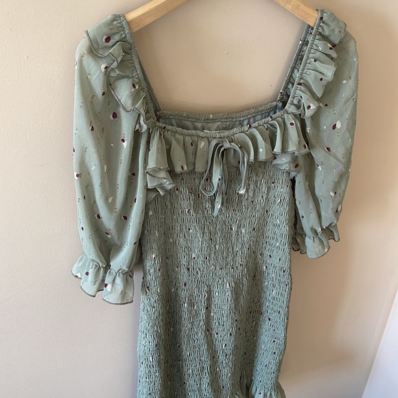 ROWA Olive Green Dress Size Medium - Picture 4 of 11